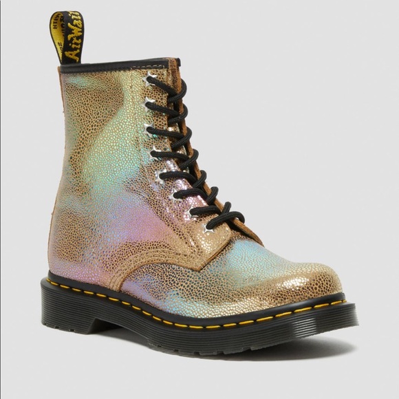 Dr. Martens Shoes - NWT Dr. Martens 1460 Sand boots Rainbow Ray size 7